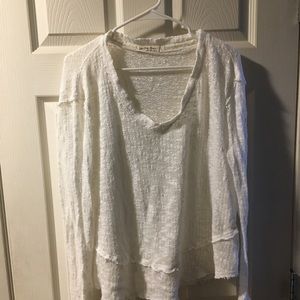 Free people distressed long sleeve